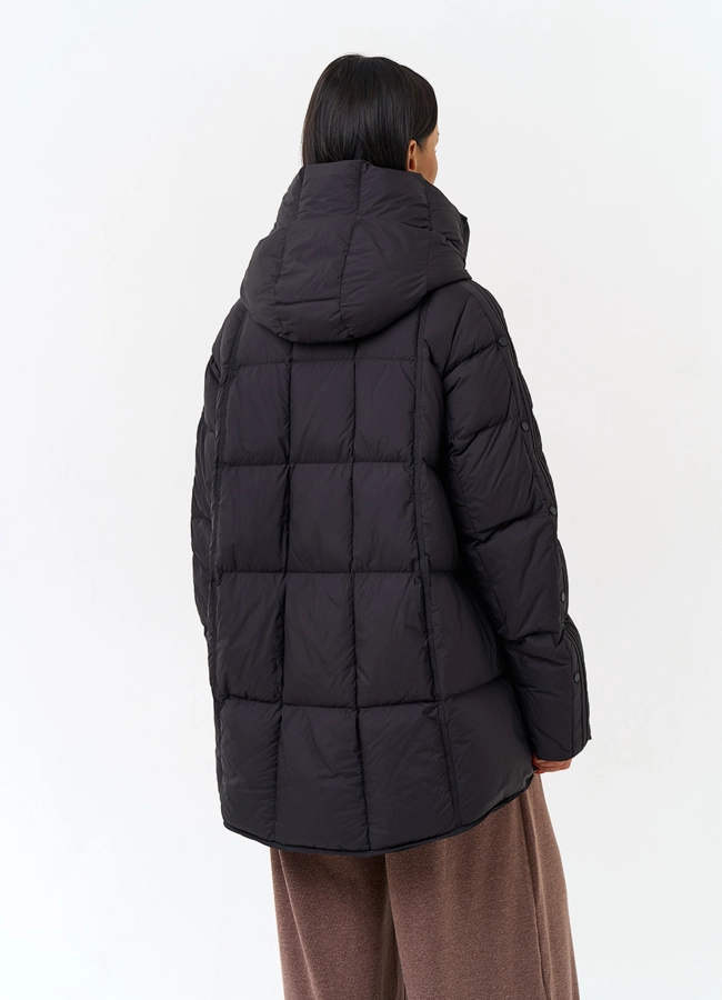 фото Женский пуховик с капюшоном модель № 34029 фото