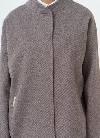 Женское укороченное пальто