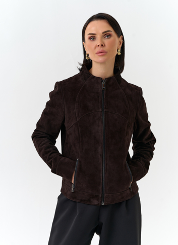 Женская куртка из натуральной замши