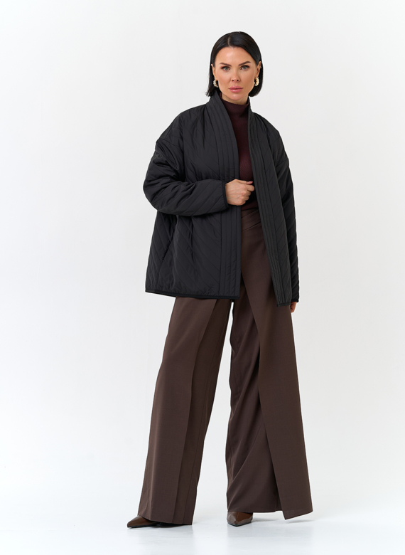 Женская куртка кимоно с поясом