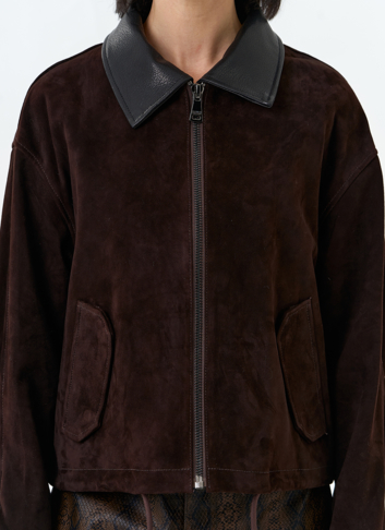 Женская куртка из натуральной замши