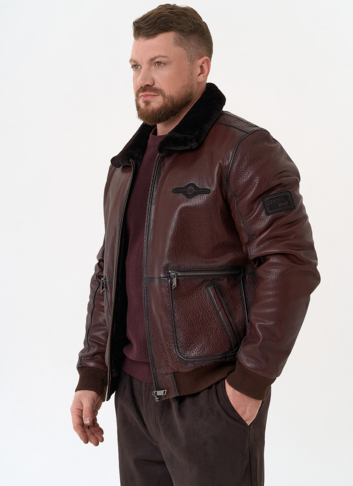 Мужская натуральная дубленка