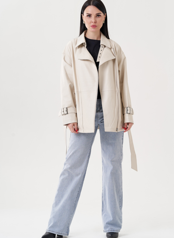 Женская куртка из натуральной кожи