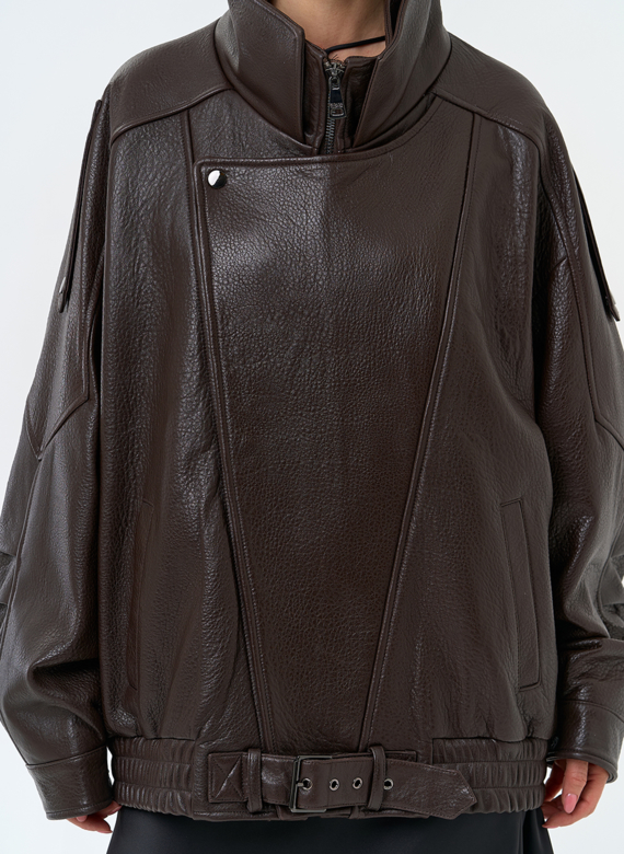 Женская куртка из натуральной кожи