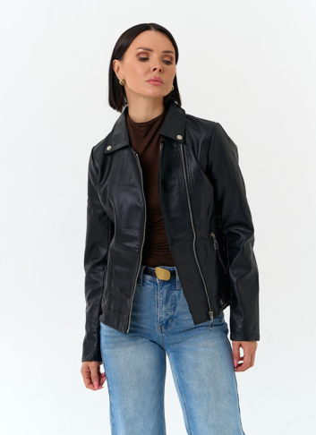 Женская куртка косуха из эко кожи