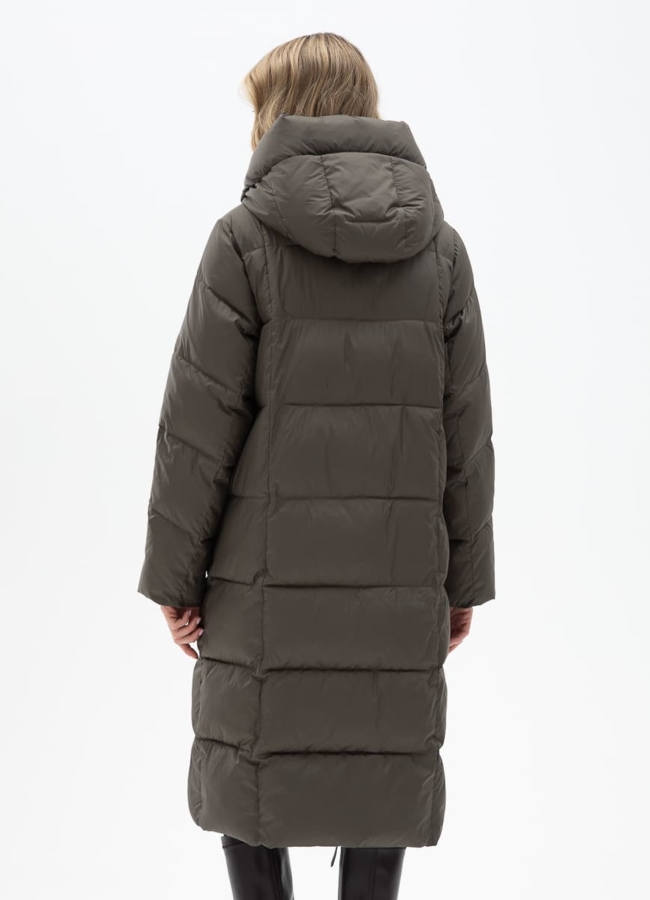 Женский пуховик с капюшоном модель № 31153 в кредит