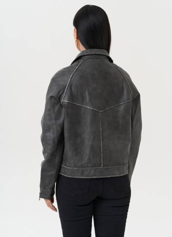 Куртка "косуха" из натуральной кожи