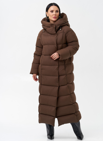 Женский пуховик с капюшоном 