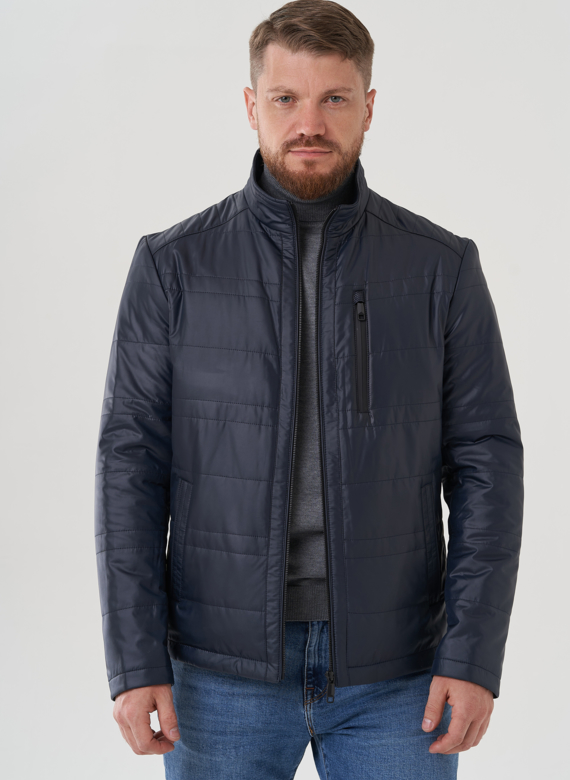 Мужская куртка синего цвета 