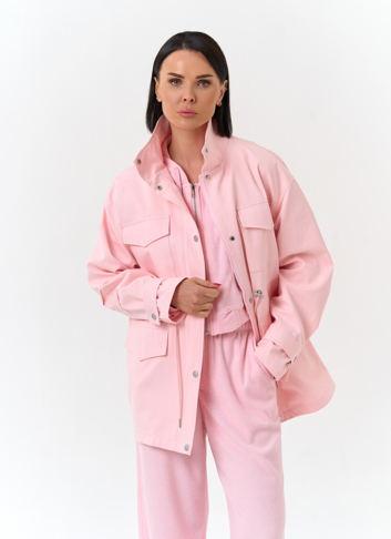 Женская ветровка с воротником стойкой Женская ветровка с воротником стойкой