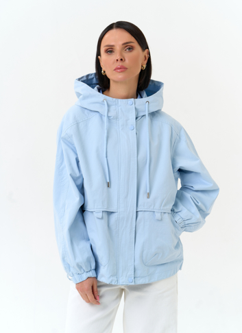 Женская ветровка с капюшоном