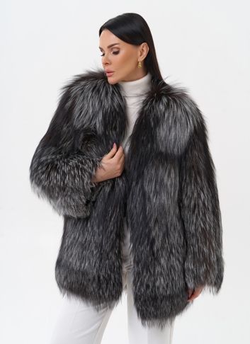 Куртка из чернобурой лисы