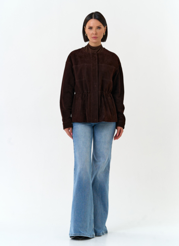 Жакет из натуральной замши