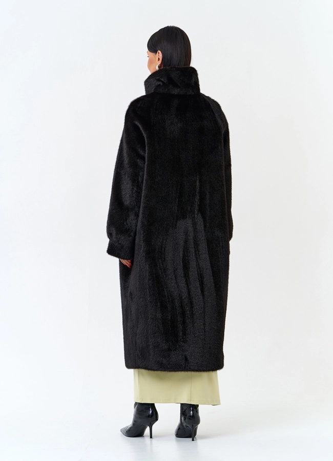 фото Женская шуба из эко меха модель № 33977